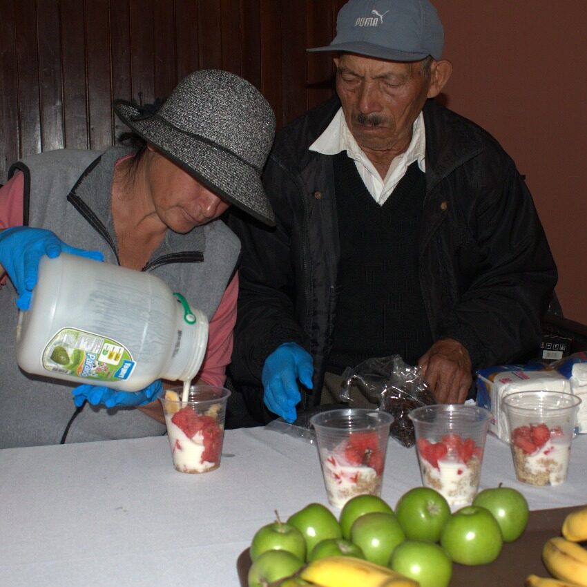 Capacitación en nutrición y transformación de alimentos para agricultores/as en Bolívar