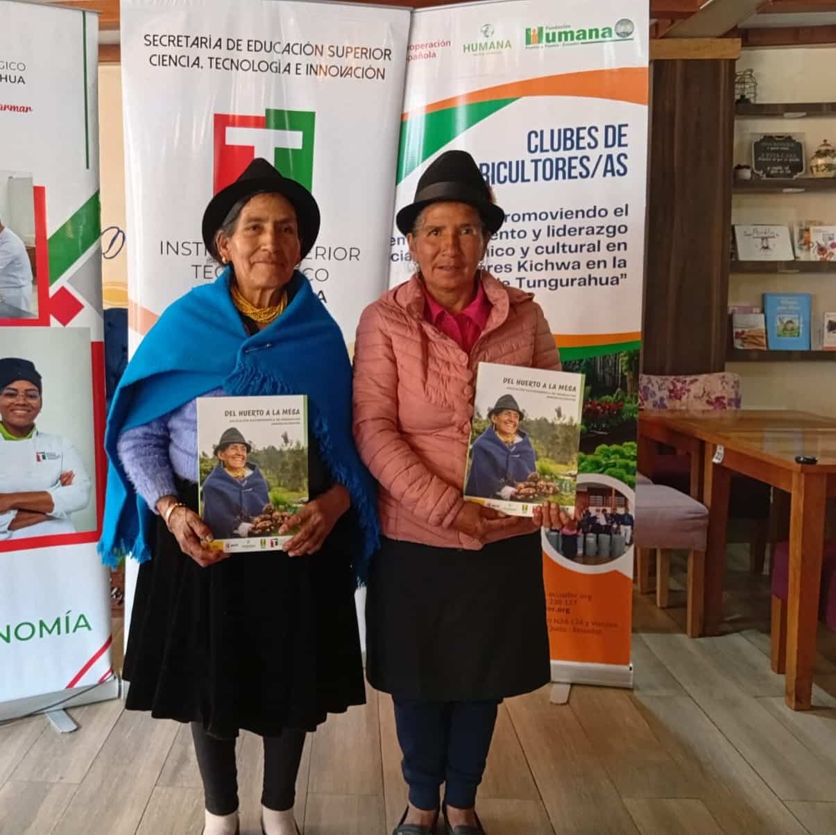 Presentación del libro “Del huerto a la mesa”, una apuesta por la agroecología y el liderazgo de las mujeres Kichwa en Tungurahua